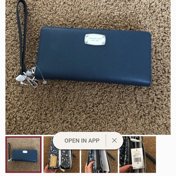 Jet set Michael kors wallet goes with BACKPACK* - Picture 1 of 4